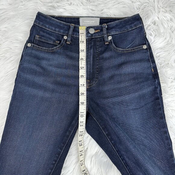 Everlane Women’s Blue The Curvy High-Rise Skinny Minimalist Jean‎ W25/L27 - Picture 10 of 12
